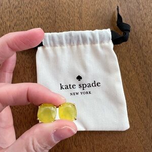 Kate Spade Yellow Gumdrop Earrings - Darling!